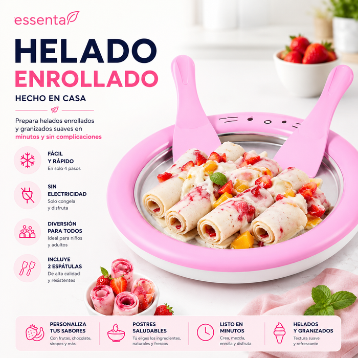 IceRoll™ — Helado Enrollado Casero en Minutos
