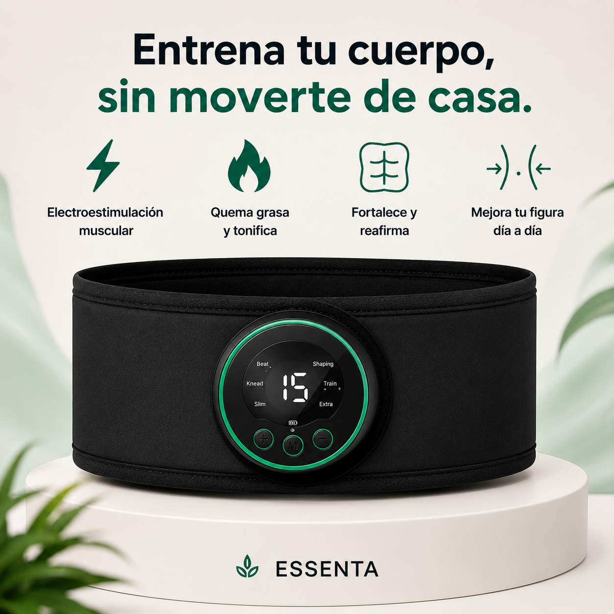 EMS Sculpt Belt™ — Tonificación Inteligente