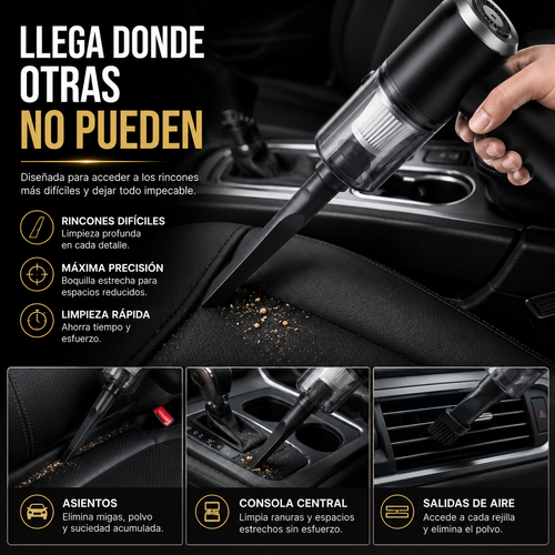 Aspirador de coche portátil