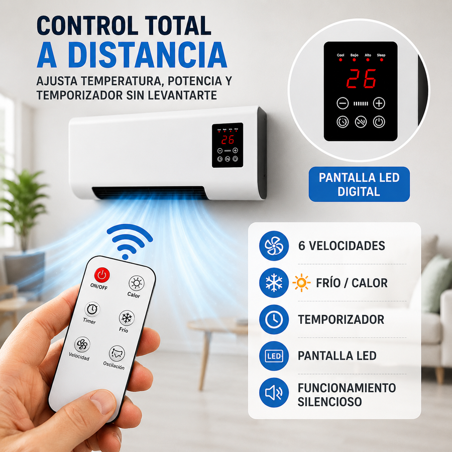 BreezeCool™ | Mini Aire Acondicionado Portátil 2 en 1