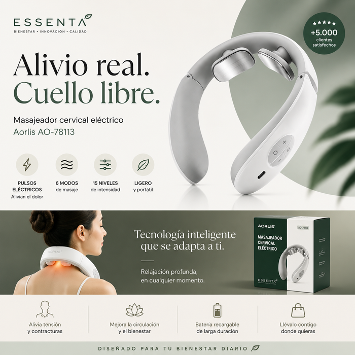 Masajeador Cervical Eléctrico AORLIS