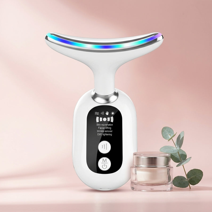 GlowTouch · Masajeador facial y de cuello