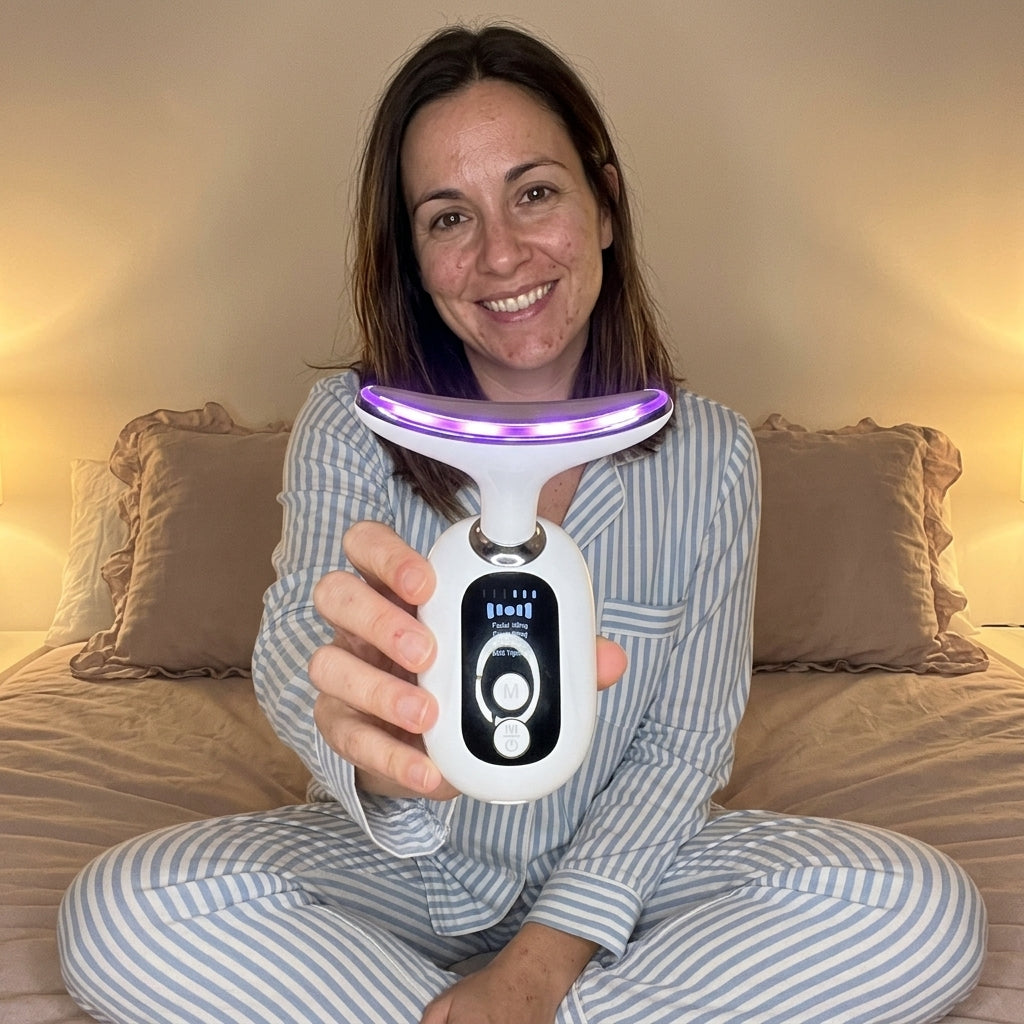 GlowTouch · Masajeador facial y de cuello